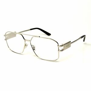 Versace Mod. 1302 1000 Silver New Authentic Eyeglasses
